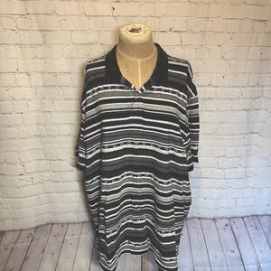 Vintage Chaps Mens Polo patterned top size XXL